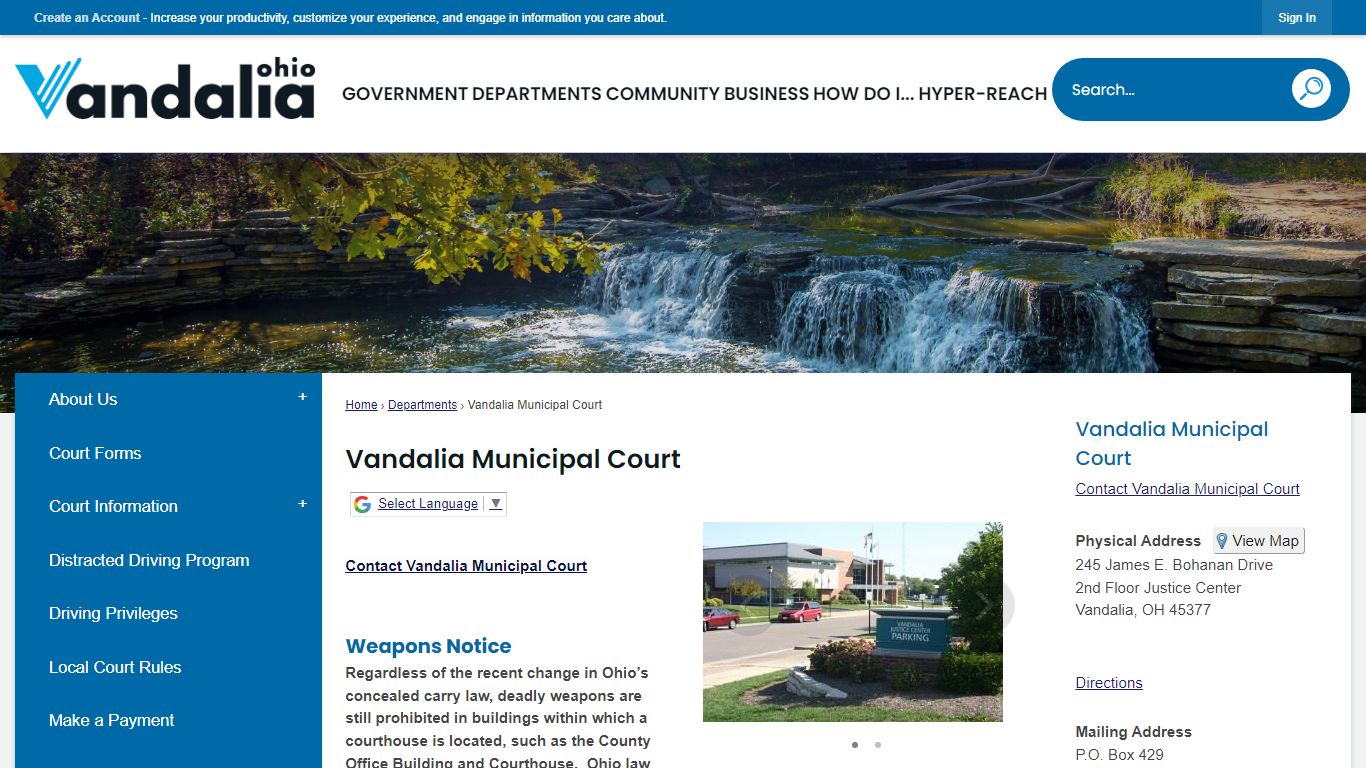 Vandalia Municipal Court | Vandalia, OH